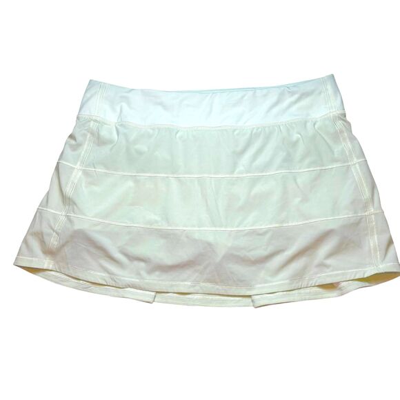 Lululemon Pace Rival Mid-Rise Skirt *Long Lemon Sorbet - Picture 2 of 8